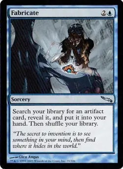 Fabricate FOIL Mirrodin Blue Uncommon MAGIC GATHERING - Image 1