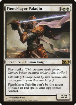Fiendslayer Paladin #18 (MP) Magic 2014 M14 Magic MTG - Image 1