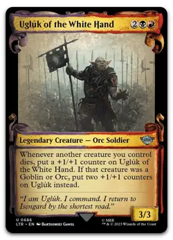 Ugluk of the White Hand (Showcase Scrolls) #686 NM Lord of the Rings Magic MTG - Image 1