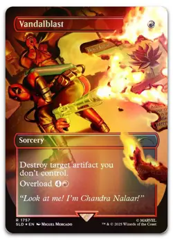 Vandalblast (1757) (Rainbow Foil) #1757 (NM) Secret Lair Drop SLD Magic MTG - Image 1