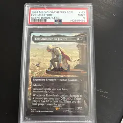 Ezio Auditore Da Firenze Full Art PSA 9 Mint Magic The Gathering - Image 1