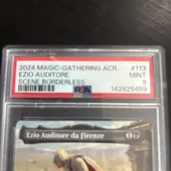 Ezio Auditore Da Firenze Full Art PSA 9 Mint Magic The Gathering - Image 4