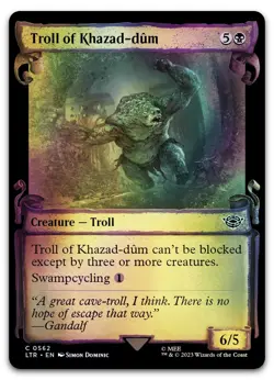 Troll of Khazad-dum (Showcase Scrolls) #562 (Foil) NM Lord of the Rings - Image 1