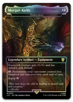 Morgul-Knife - Shadowspear #353 (Foil) (NM) Lord of the Rings LTC Magic MTG - Image 1