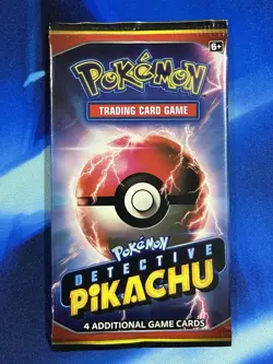 Pokemon TCG Detective Pikachu 4 Card Booster Pack Sealed Lot X6 Sun & Moon Promo - Image 4
