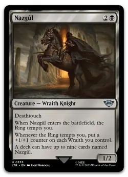 Nazgul (0335) #335 (NM) Lord of the Rings LTR Magic MTG - Image 1