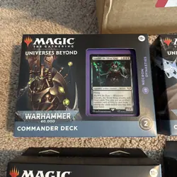 Magic the Gathering MTG Warhammer 40k Commander Deck Set of 4 Factory Sealed NEW - Image 3