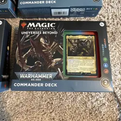 Magic the Gathering MTG Warhammer 40k Commander Deck Set of 4 Factory Sealed NEW - Image 5