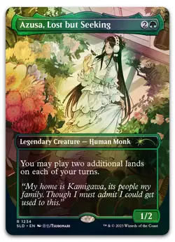 Azusa, Lost but Seeking #1234 (Foil) (NM) Secret Lair Drop SLD Magic MTG - Image 1