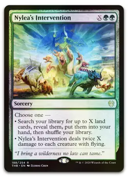Nylea's Intervention #188 (Foil) (NM) Theros Beyond Death THB Magic MTG - Image 1
