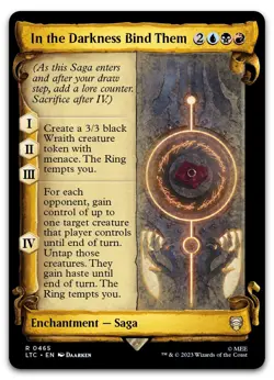 In the Darkness Bind Them (Showcase Scrolls) #465 NM Lord of the Rings Magic MTG - Image 1