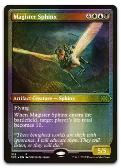 Magister Sphinx (Foil Etched) #519 (NM) Double Masters 2022 2X2 Magic MTG - Image 1