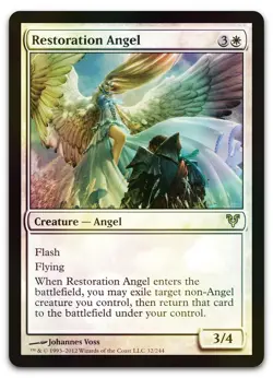 Restoration Angel #32 (Foil) (NM) Avacyn Restored AVR Magic MTG - Image 1