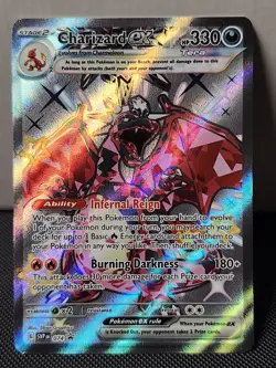 Charizard ex SVP074 Full Art Black Star Promo 074 Scarlet & Violet (NM) Pokemon - Image 1