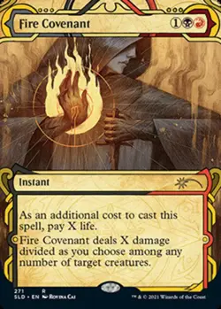 1x Fire Covenant Light Play MTG Magic - Kid Icarus - - Image 1