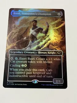 Basri, Tomorrow's Champion (Borderless) Aetherdrift Foil - Image 1