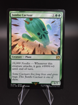 Magic The Gathering MTG - Jumbo Cactuar - Final Fantasy - Image 1