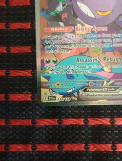 Pokemon Team Rocket's Crobat Ex 234/182 Sv10 Destined Rivals Holo 310HP SIR - Image 2