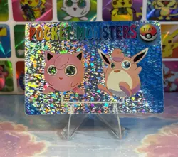 Pokemon Evolution Vintage Pocket Monsters Vending HOLO Prism Sticker 1998 Bandai - Image 1