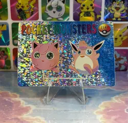 Pokemon Evolution Vintage Pocket Monsters Vending HOLO Prism Sticker 1998 Bandai - Image 2