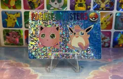 Pokemon Evolution Vintage Pocket Monsters Vending HOLO Prism Sticker 1998 Bandai - Image 3