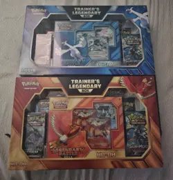 Pokemon Set of 2 Trainer’s Legendary Box Legendary Battle Deck Lugia & Ho-oh EX - Image 1