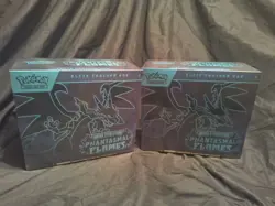 (2) Pokemon Phantasmal Flames Elite Trainer Box ETB Sealed W/ Plastic Protector - Image 2