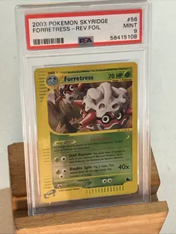 2003 Pokemon Skyridge Forretress-reverse Foil PSA Graded 9 Mint 56/144 - Image 5