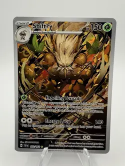 Pokemon Shiftry 163/162 Temporal Forces Illustration Rare NM - Image 1