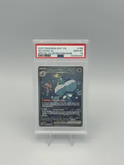 2025 Pokemon WHT EN White Flare #168 SIR Jellicent ex PSA 10 Gem Mint - Image 1