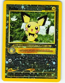 Pichu - Reverse Holo - #35 WOTC Black Star Promo - Pokemon TCG - 2001 - Image 1