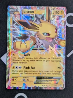 Jolteon EX - 28/83 - Pokemon Generations XY Ultra Rare Card NM - Image 1