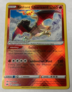 Pokemon Radiant Charizard Crown Zenith 020/159 Near Mint - Image 1