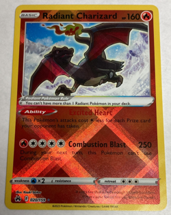 Pokemon Radiant Charizard Crown Zenith 020/159 Near Mint - Image 3