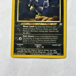 Murkrow neo genesis 1st edition 24/111 MP Pokemon TCG WOTC - Image 3