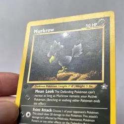 Murkrow neo genesis 1st edition 24/111 MP Pokemon TCG WOTC - Image 5