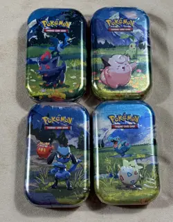 Pokemon Ascended Heroes Mini Tins Lot of 4 Sealed - Image 1