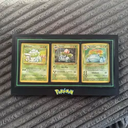 Pokemon Venasaur Ivysaur Bulbasaur Evolution Set Display Base Set Unlimited - Image 2