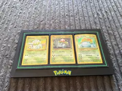 Pokemon Venasaur Ivysaur Bulbasaur Evolution Set Display Base Set Unlimited - Image 3