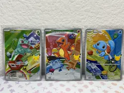 Pokemon First Partner Illustration MEP Bulbasaur Charmander Squirtle 037 038 039 - Image 1