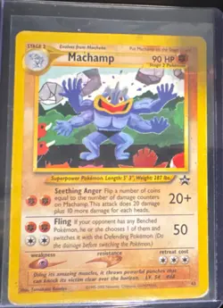 Pokemon TCG Machamp Wotc Promo 43/53 Stage 2 90 HP Regular English 2000 - Image 1