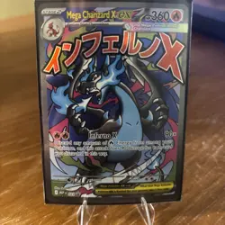 Mega Charizard X ex 023 MEP Black Star Promo Pokemon Phantasmal Flames UPC - Image 1