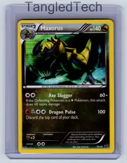 Pokemon Haxorus 16/20 Dragon Vault Holo English Near Mint - Image 1