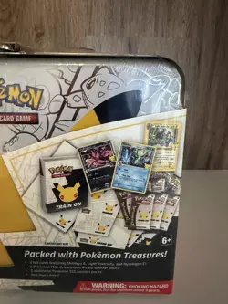 Pokemon Celebrations Collector Chest Box Booster Promo Mimikyu Toxtricity - Image 1