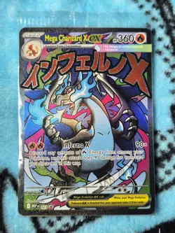 Pokemon Mega Charizard X EX Mega Evolution Promo Holo 360HP 023 Me Set - Image 1