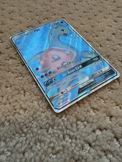 Pokemon Sun And Moon Base Set Lapras GX Full Art 139/149 NM - Image 2