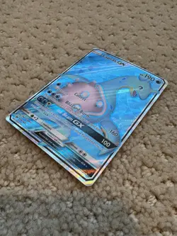 Pokemon Sun And Moon Base Set Lapras GX Full Art 139/149 NM - Image 3