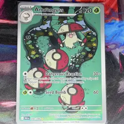 Pokemon Amoonguss 096/086 Sv: Black Bolt Holo Illustration Rare Stage 1 120 HP - Image 1