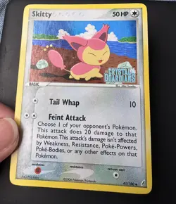 Pokemon Skitty - Crystal Guardians 41/100 Holo Uncommon MP - Image 2