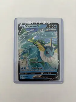 Pokemon TCG: Vaporeon V SWSH150 Black Star Promo - Near Mint - Image 1